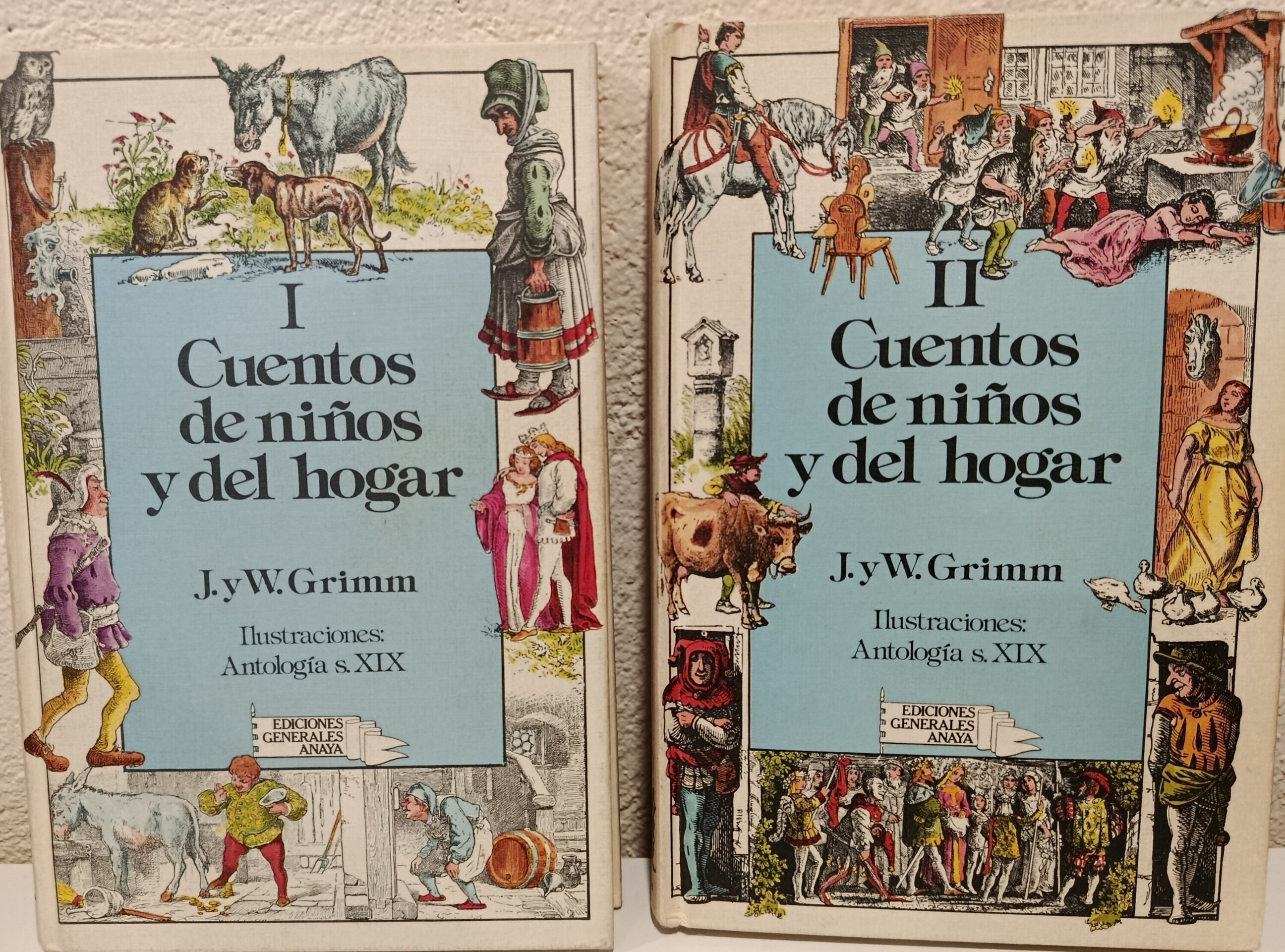 CUENTOS DE NIÑOS Y DEL HOGAR I y II - J. y W. GRIMM - 1